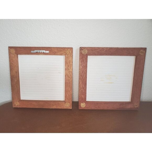 Barred Owl Tile Trivet Framed Decor Wall Hanging USA (2) EUC - Picture 3 of 7